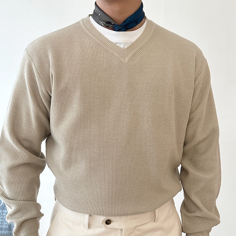 Daily V-neck Knitwear (5color)