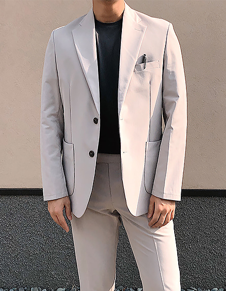 Alain Cotton Suit (2color)