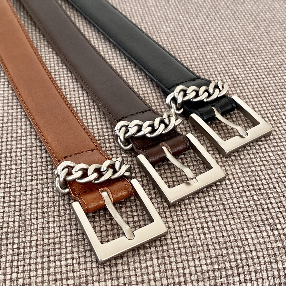 Chain Buckle Belt (3color)