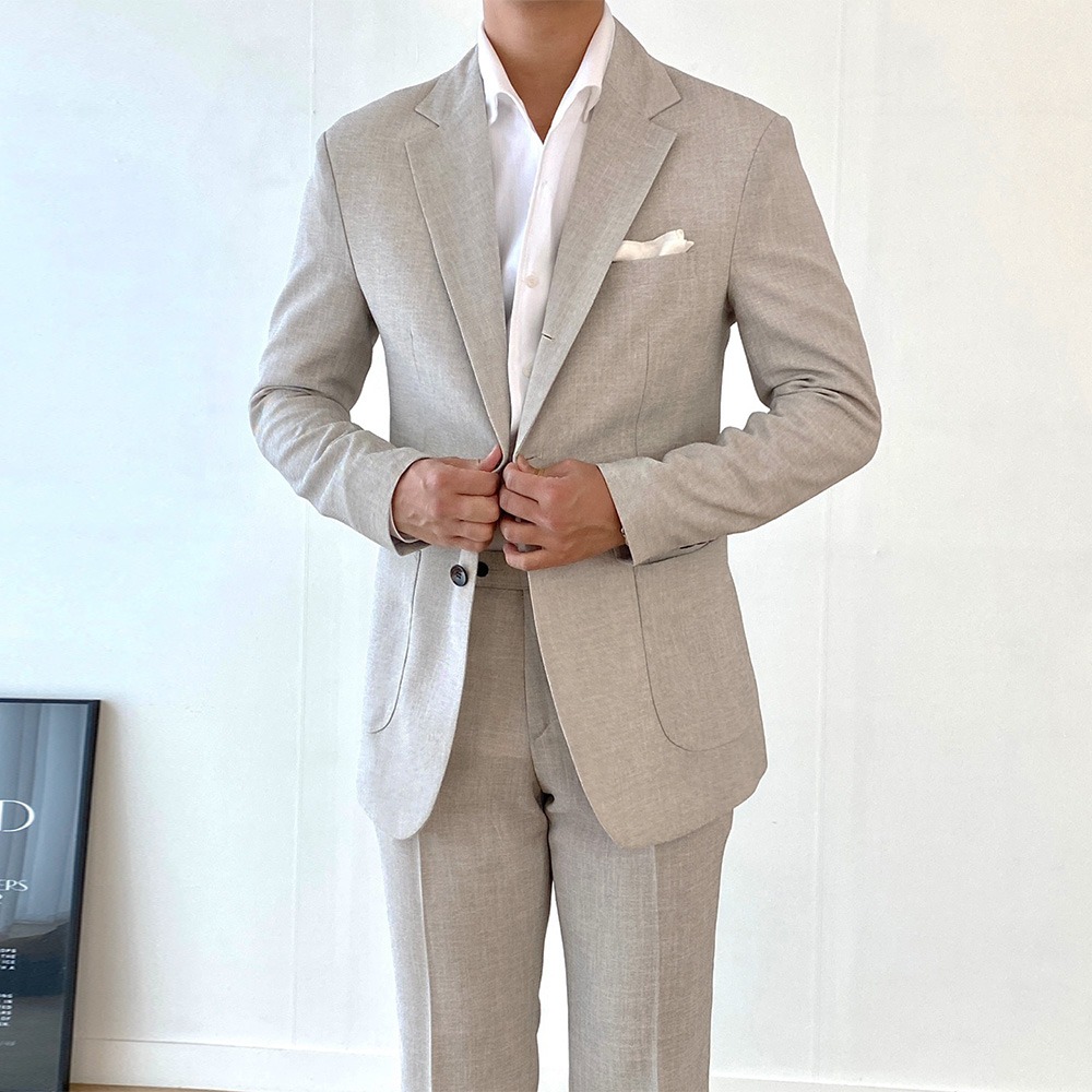 Summer Linen Suit (3color)