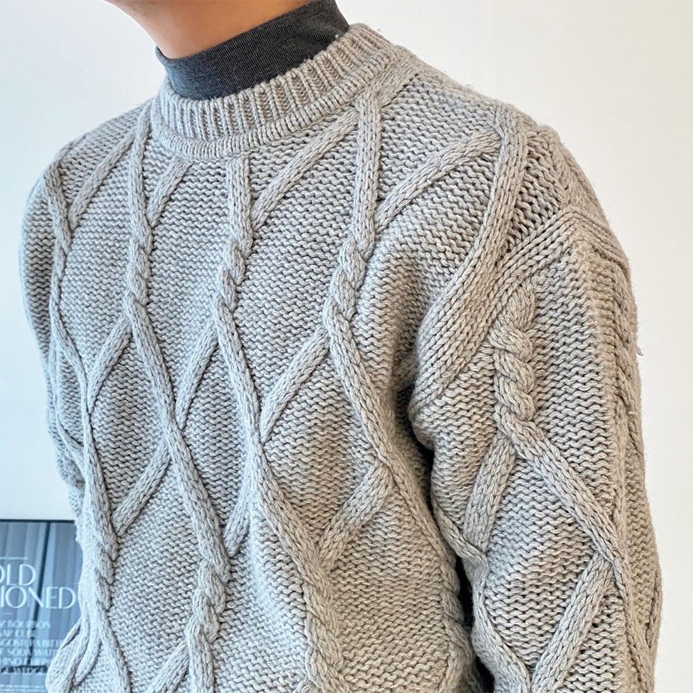 Spencer Cable Knitwear (3color)