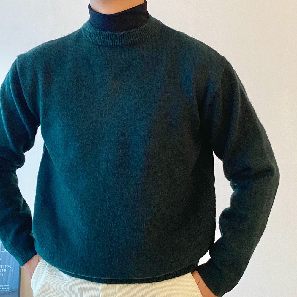 Pullover Wool Knitwear (4color)